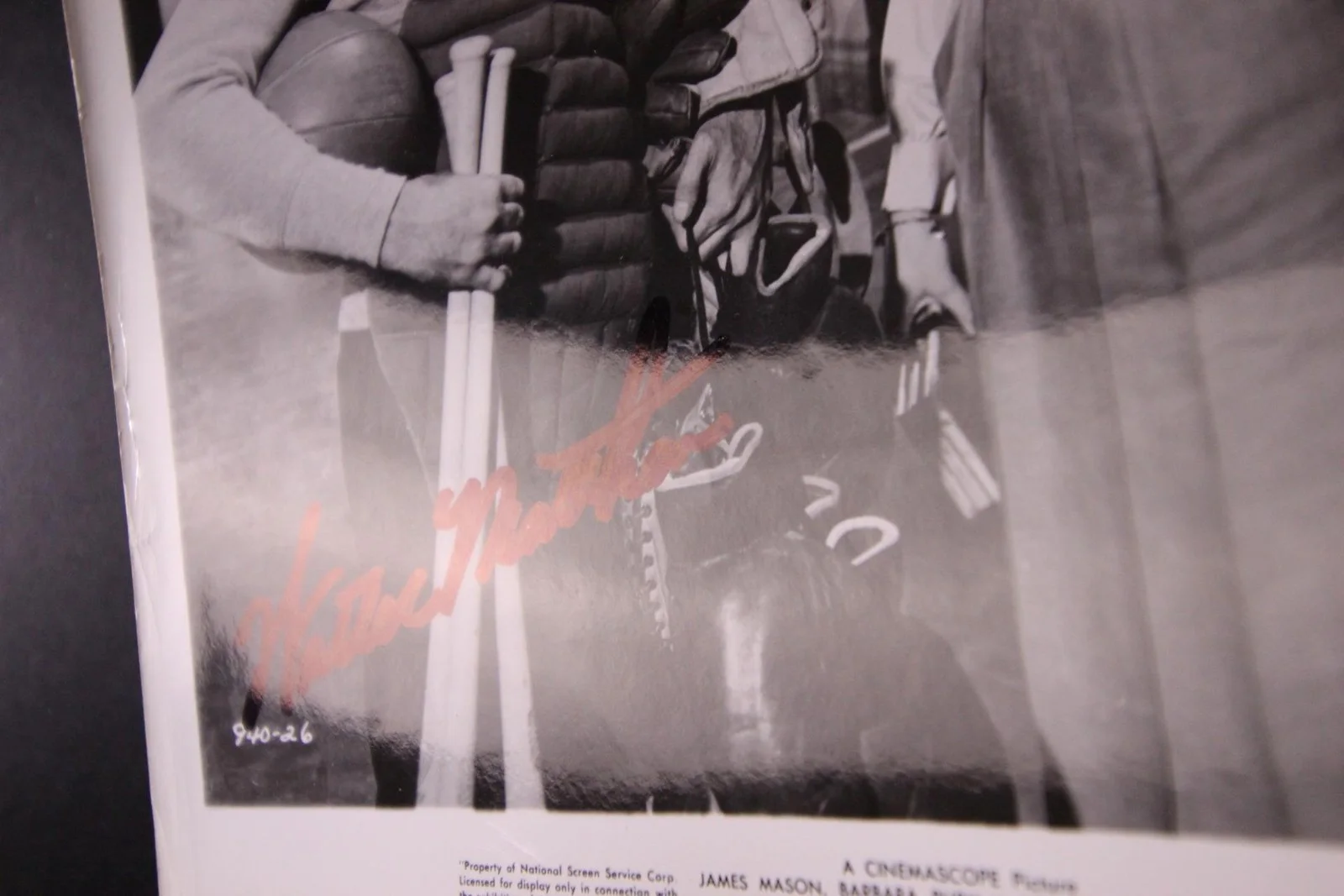 Walter Matthau — WALTER MATTHAU (1920-2000) & JAMES MASON (BIGGER THAN LIFE) AUTOGRAPH PHOTO~, image 2