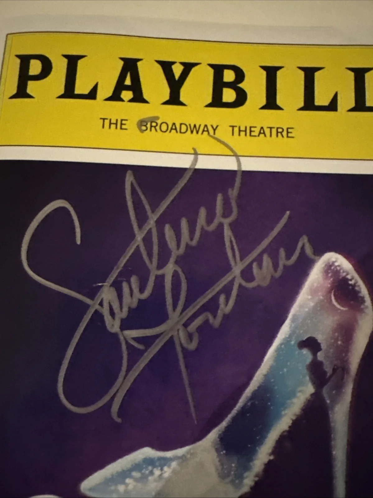 SIGNED Playbill CINDERELLA Santiago Fontana -Tony nominated For Best Actor 2013, изображение 2