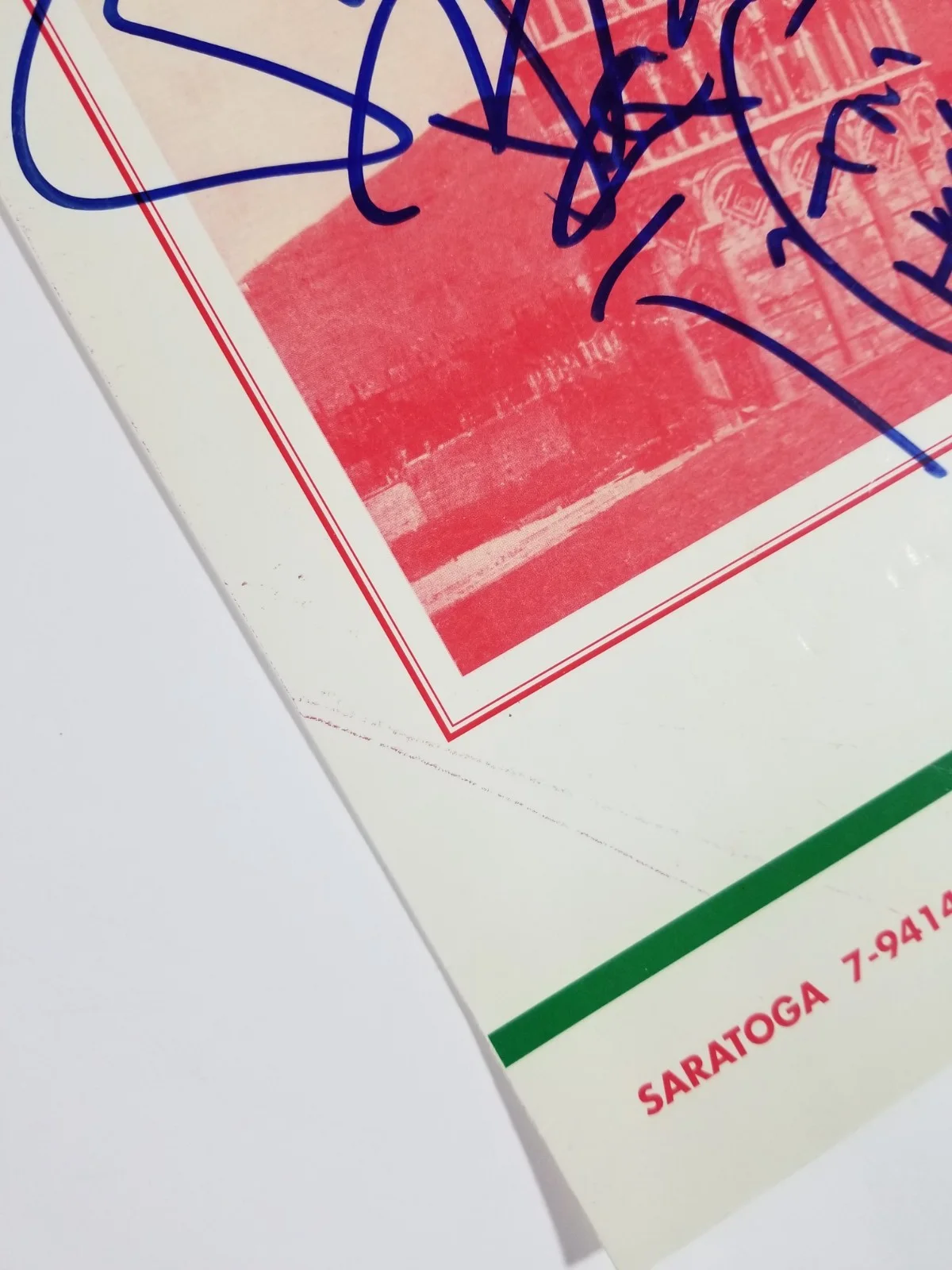 David Uosikkinen of The Hooters hand SIGNED Pizza Restaurant Menu COA Autograph, изображение 3