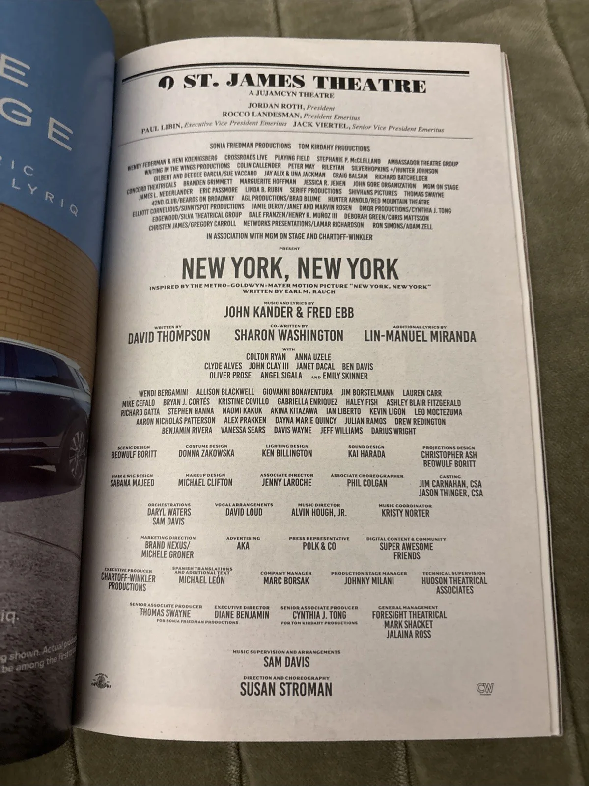New York New York Broadway Playbill-First Preview With Sticker!, image 2