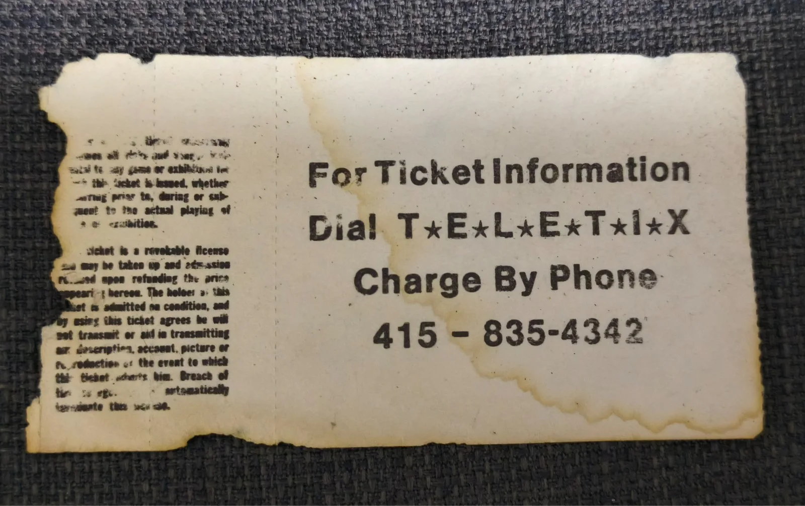 Miles Davis signed autographed stub ticket 1984 San Carlos Circle Star Theatre, изображение 3