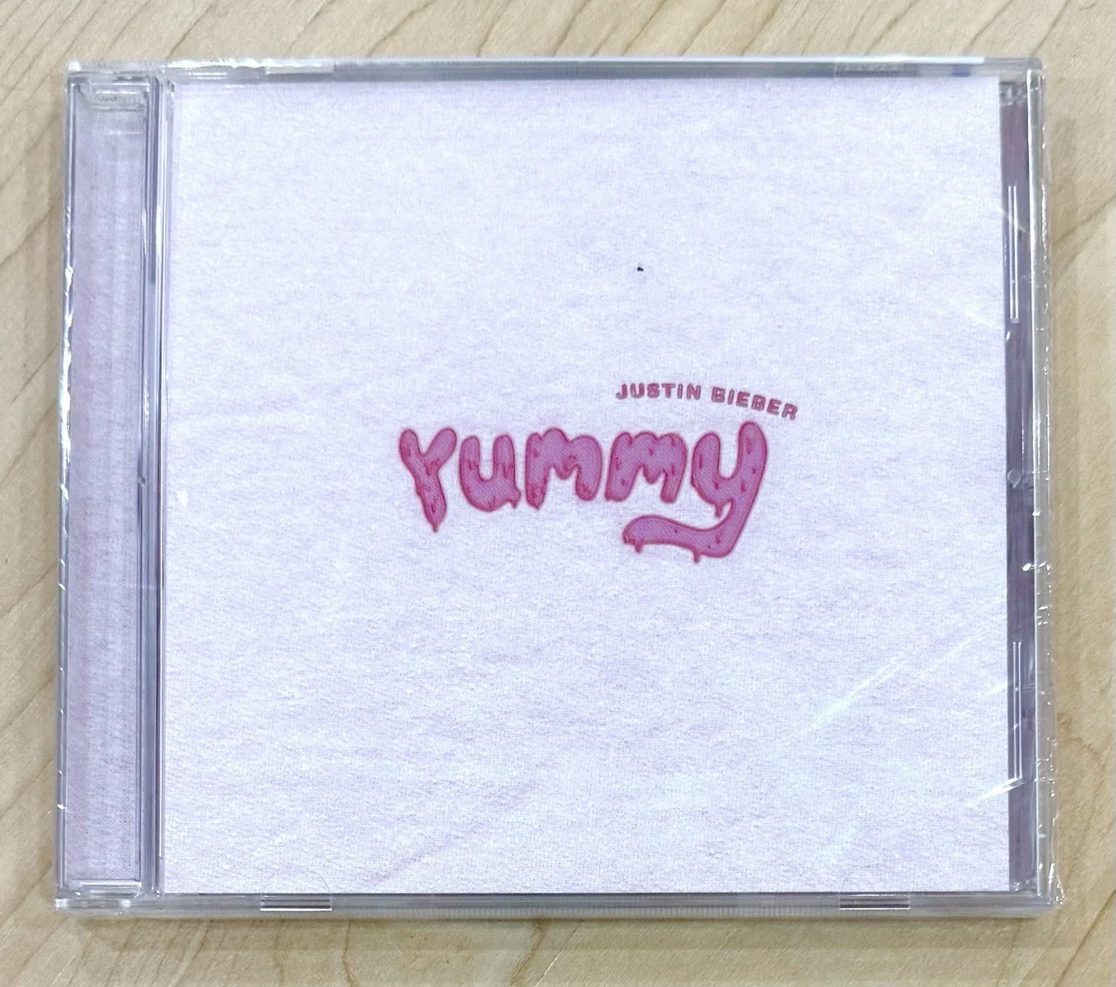 2020 Justin Bieber Signed Insert Sealed New CD Yummy Auto Booklet Album Cover, image 3