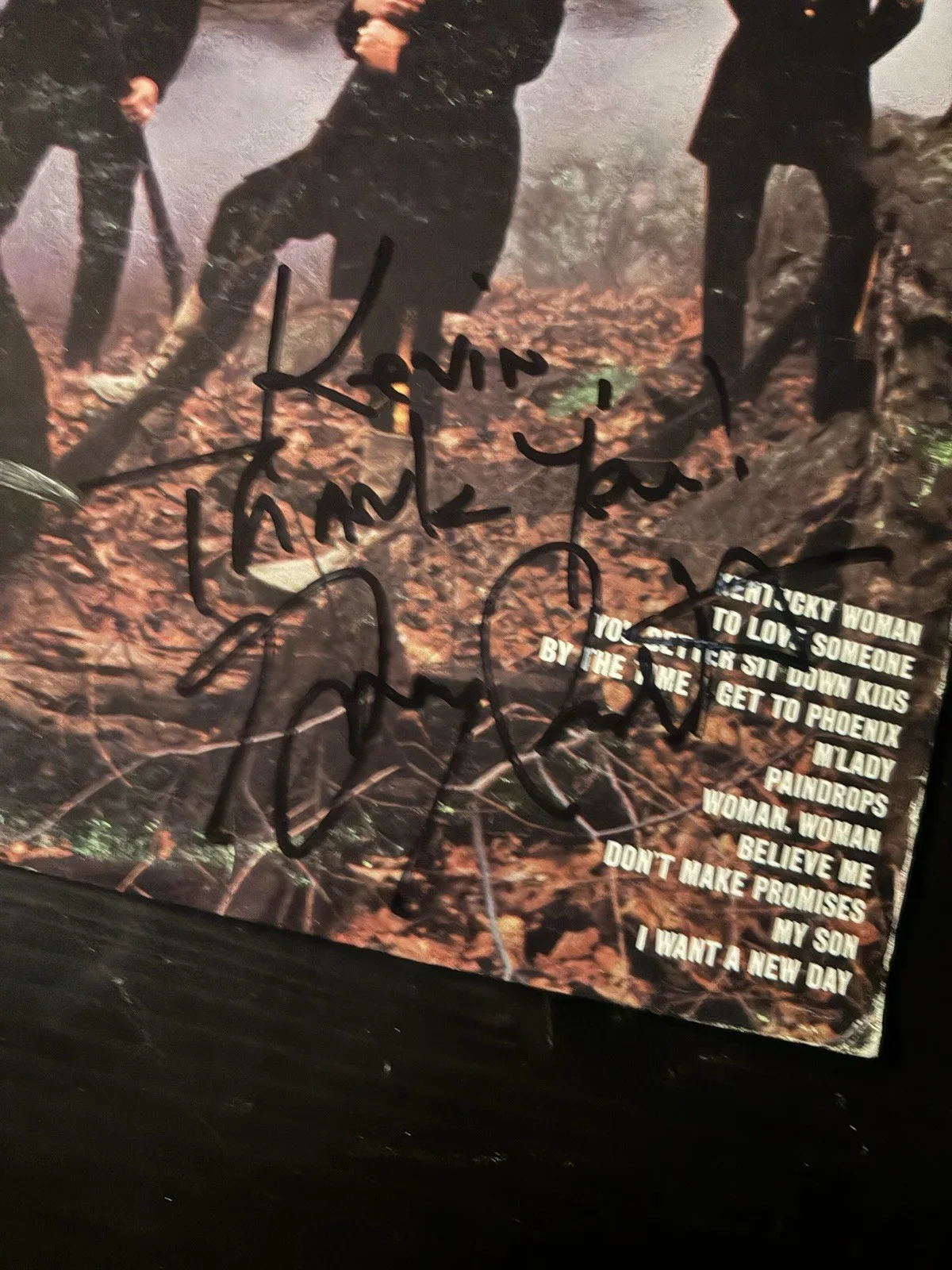 Gary Puckett & The Union Gap Woman, Woman LP signed by Gary Puckett Vinyl, изображение 2