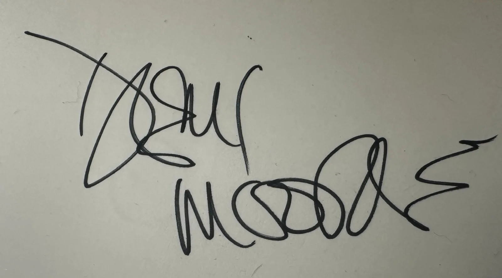 Michael Keaton — Bruce Willis & Demi Moore JSA Authentic Full Dual Signatures EXTREMELY RARE Wow!, image 4