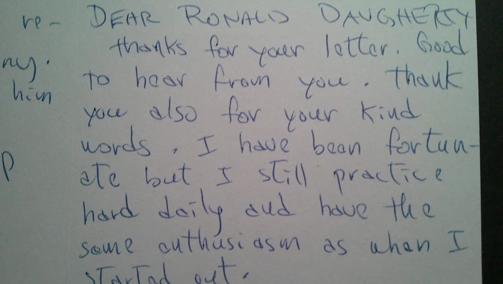 *SONNY ROLLINS (1930-2026) SIGNED LETTER – JAZZ – BLUE NOTE – SONNY CLARK*, image 2