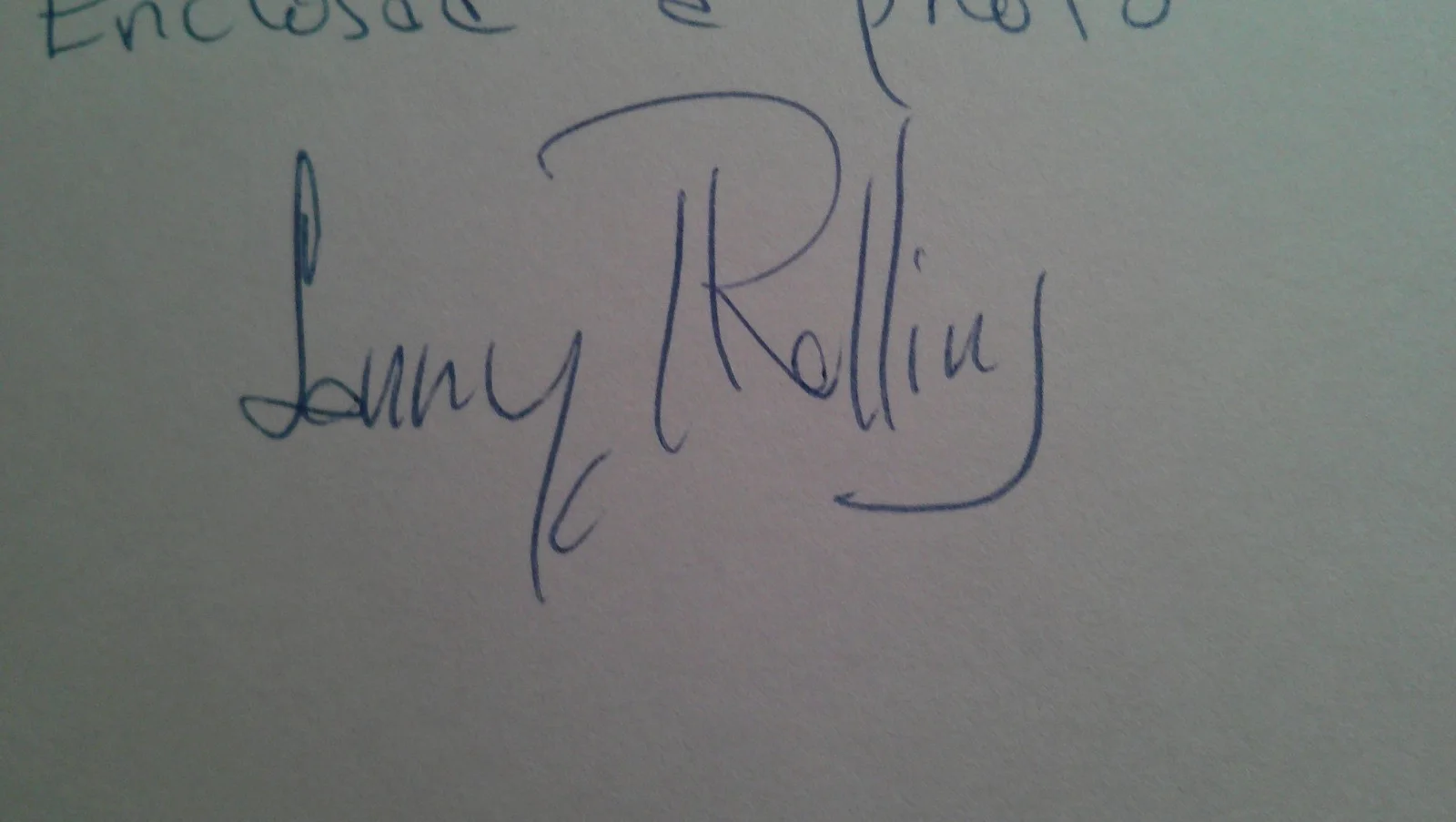 *SONNY ROLLINS (1930-2026) SIGNED LETTER – JAZZ – BLUE NOTE – SONNY CLARK*, image 5