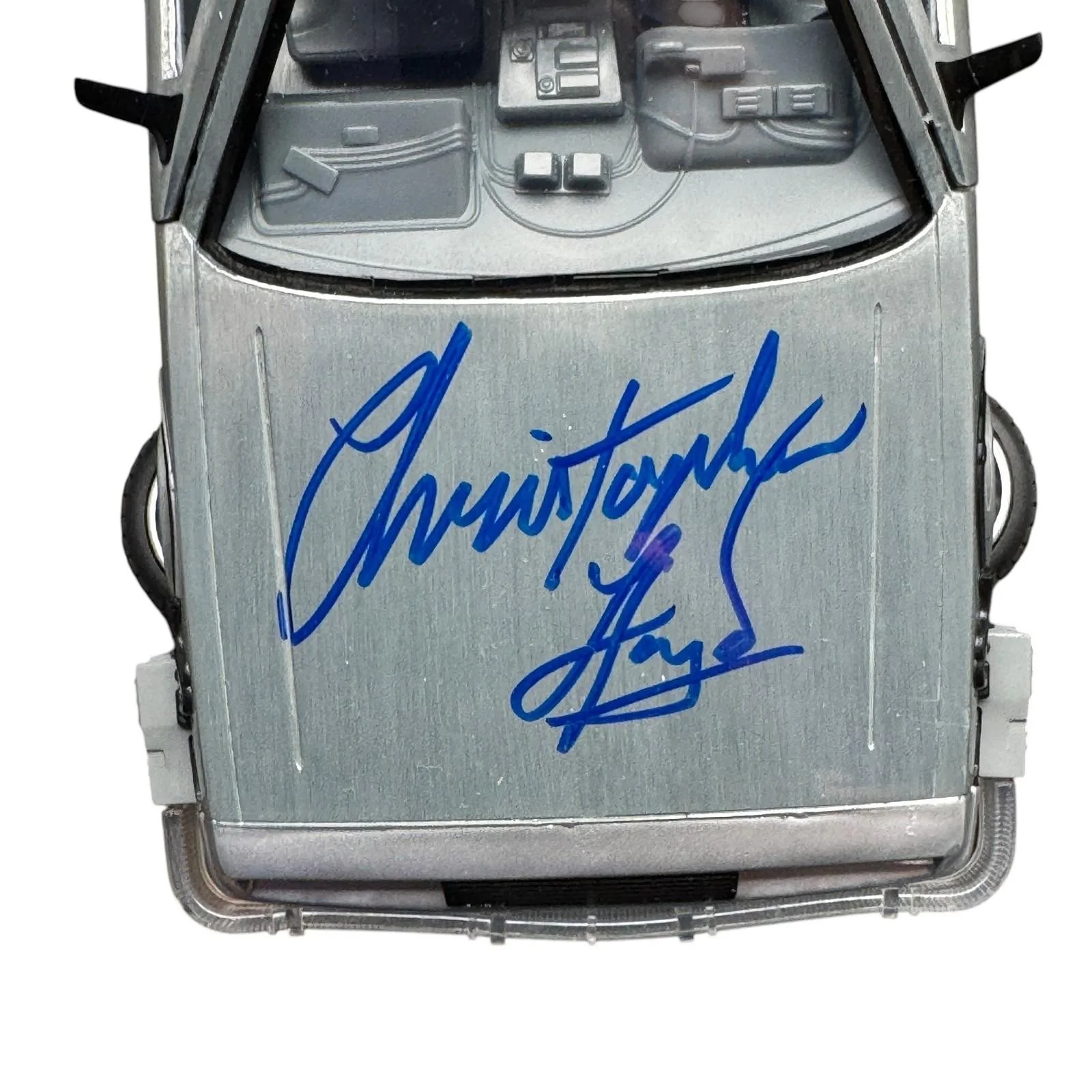 Christopher Lloyd — Christopher Lloyd Signed Back to the Future BTTF II DeLorean Beckett Authentic!, image 2