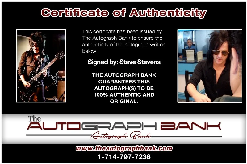 Steve Stevens — Steve Stevens Kings of Chaos Authentic signed 10x15 photo |CERT Autograph 27-b, image 2