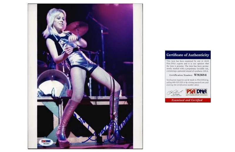 Cherie Currie — Cherie Currie PSA authentic signed rock 8x10 photo W/Cert Autographed A0003, изображение 2