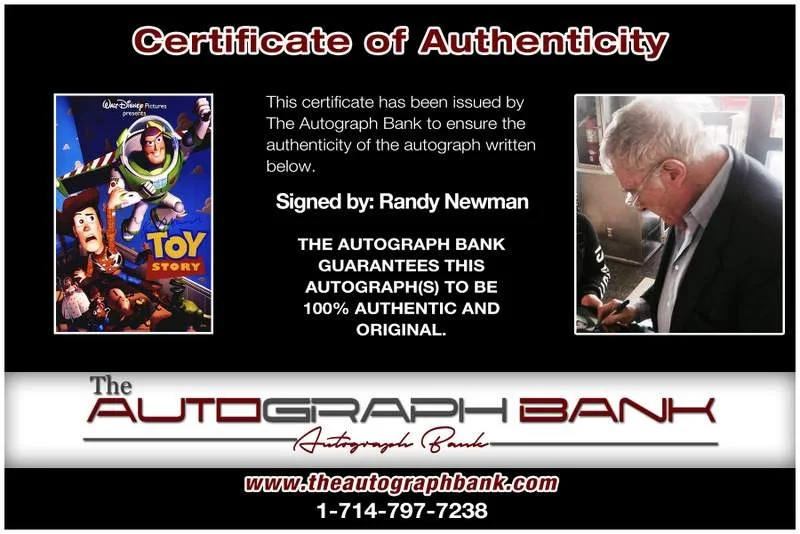 Randy Newman — Randy Newman authentic signed rock 10X15 photo W/Certificate Autographed (A0001), изображение 2