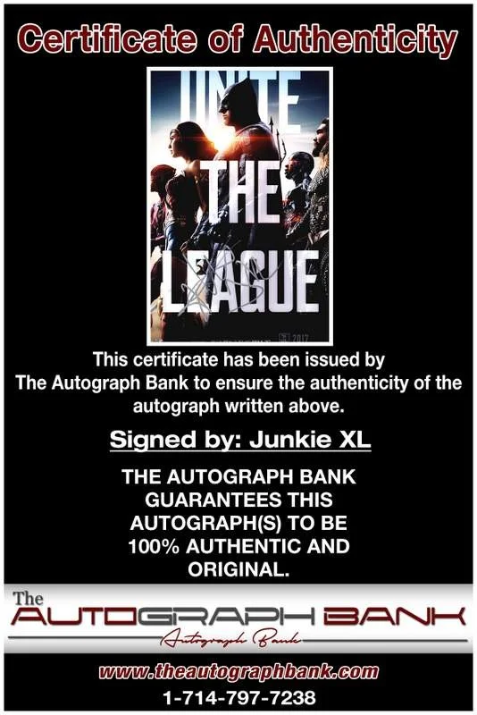 Junkie Xl — Junkie Xl authentic signed rock 10X15 photo W/Certificate Autographed (A0007), image 2