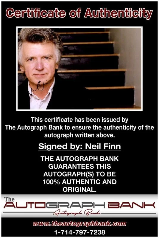 Neil Finn — Neil Finn Authentic signed rock 10X15 photo W/Certificate Autographed (B2), image 2