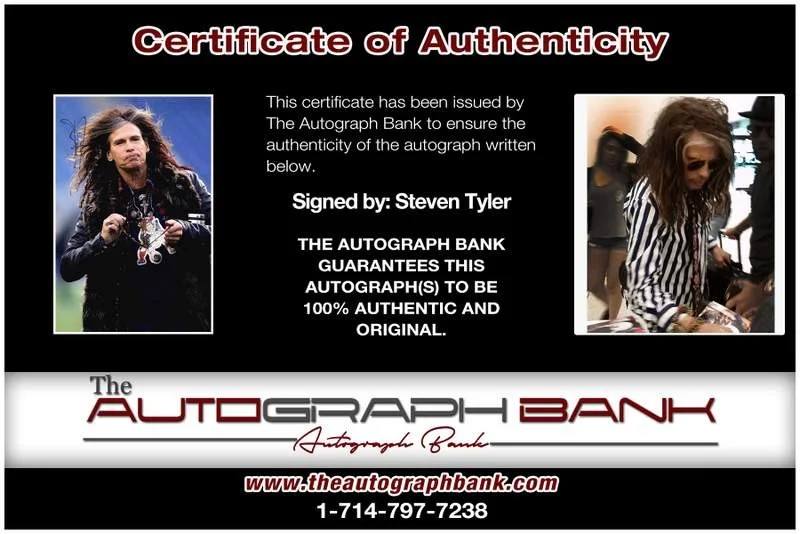 Steven Tyler — Aerosmith Steven Tyler authentic signed rock 10X15 photo |Cert Autographed A0039, image 2