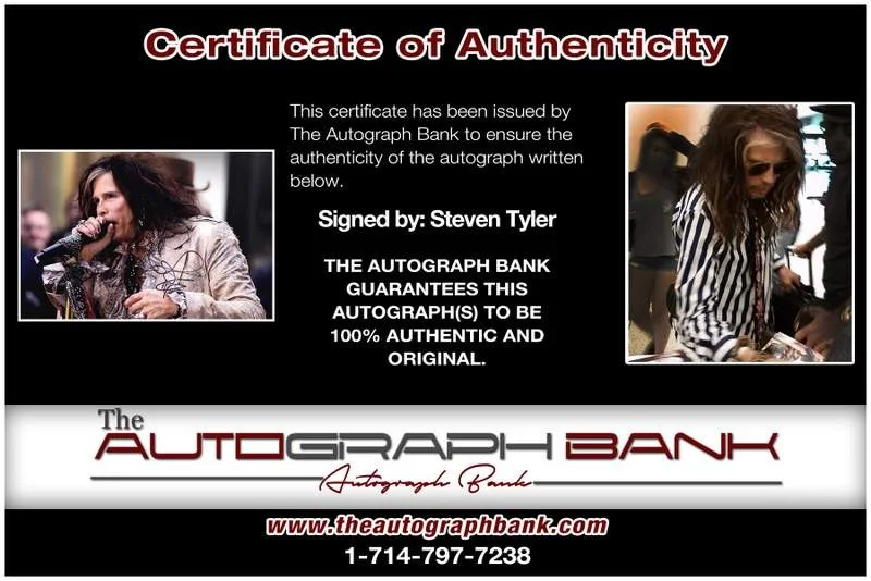 Steven Tyler — Aerosmith Steven Tyler authentic signed rock 10X15 photo |Cert Autographed A0015, изображение 2
