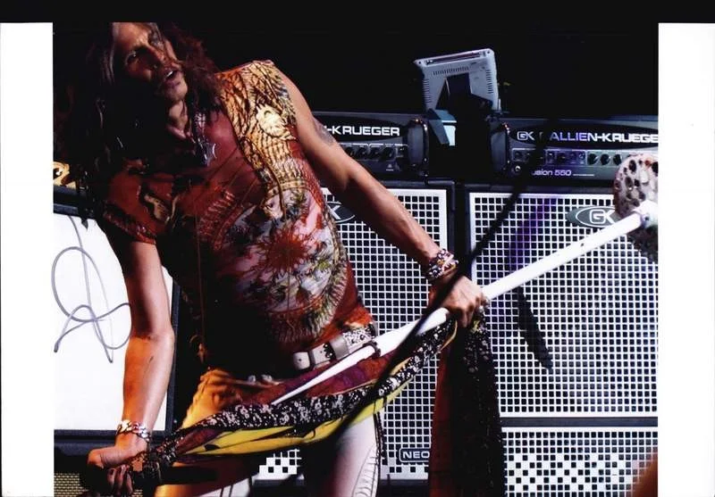 Steven Tyler — Aerosmith Steven Tyler authentic signed rock 10X15 photo |Cert Autographed A0034