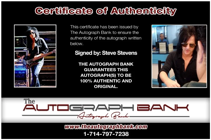 Steve Stevens — Steve Stevens Kings of Chaos Authentic signed 10x15 photo |CERT Autograph 26-a, image 2