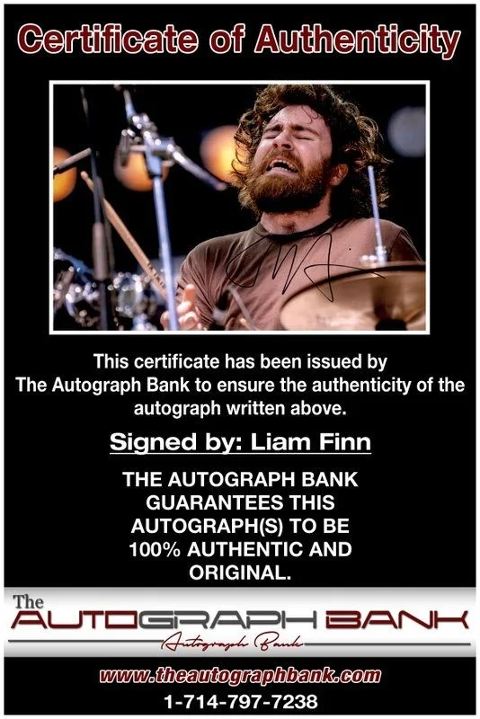 Liam Finn — Liam Finn Authentic signed rock 10X15 photo W/Certificate Autographed (B3), изображение 2