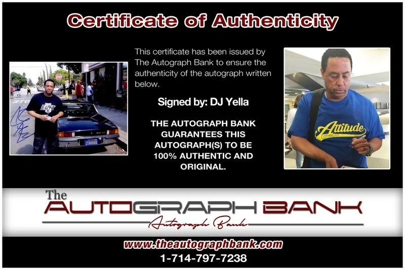 Dj Yella — Dj Yella N.W.A. authentic signed RAPPER 8x10 photo W/Certificate Autographed A11, image 2