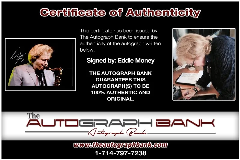 Eddie Money — Eddie Money Authentic signed Rock 10x15 photo W/Certificate Autographed (27-b), изображение 2