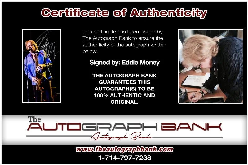 Eddie Money — Eddie Money Authentic signed Rock 10x15 photo W/Certificate Autographed (26-j), image 2