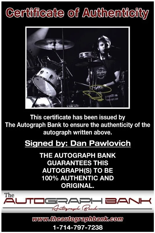 Dan Pawlovich — Dan Pawlovich Valencia Authentic signed 8x10 photo |CERT Autographed 1182016-b, изображение 2