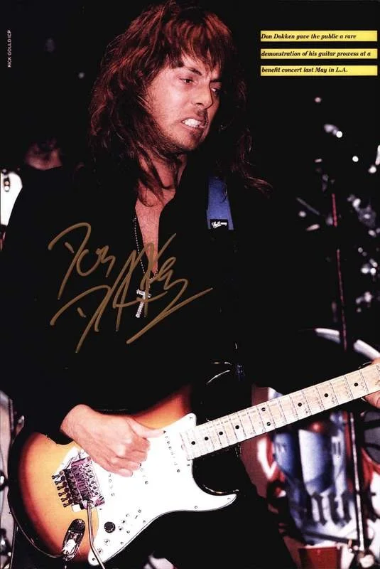 Don Dokken — Dokken Don Dokken authentic signed rock 10X15 photo W/Cert Autographed A0001