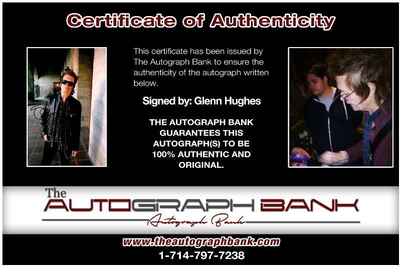 Glenn Hughes — Glenn Hughes Deep Purple Authentic signed 10x15 photo |CERT Autographed 26-d, image 2