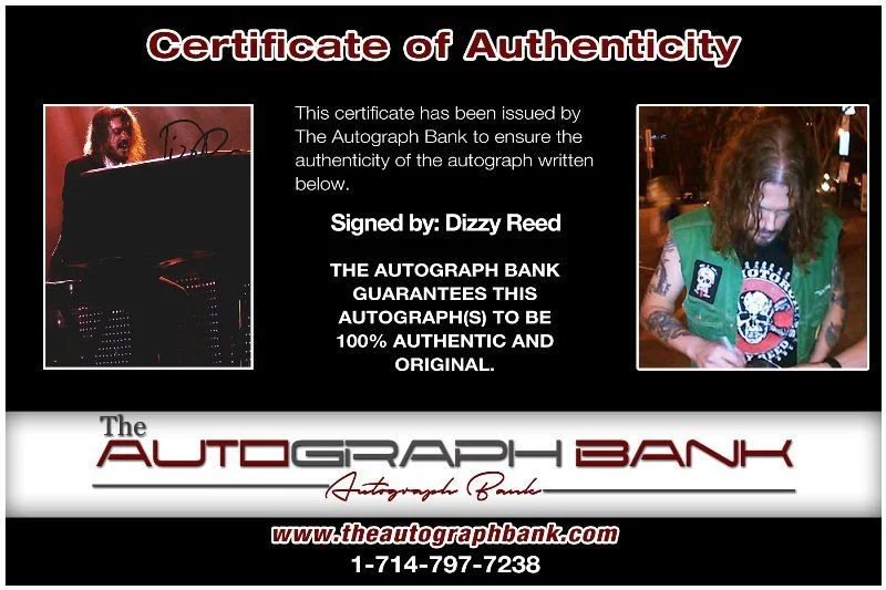 Dizzy Reed — Dizzy Reed Gun N Roses Authentic signed rock 8x10 photo W/Cert Autographed 136-h, изображение 2