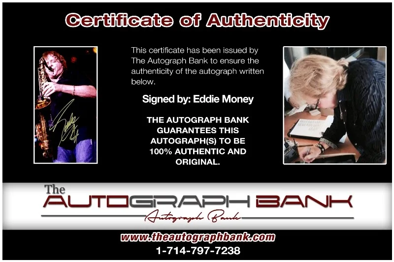 Eddie Money — Eddie Money Authentic signed rock 8x10 photo W/Certificate Autographed (26-a), изображение 2