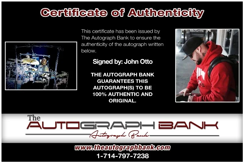 John Otto — John Otto Limp Bizkit Authentic signed Rock 10x15 photo W/Cert Autographed 26-c, изображение 2