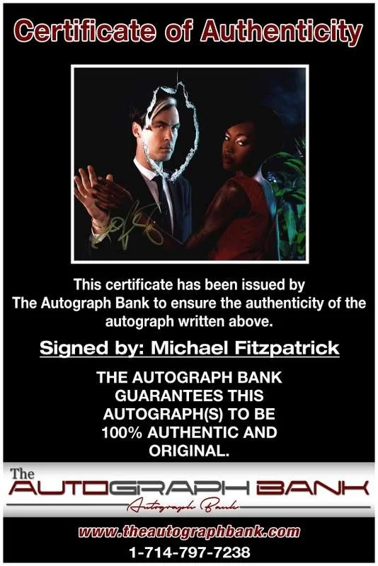 Michael Fitzpatrick — Fitz and The Tantrums Michael Fitzpatrick signed 8x10 photo |CERT A0011, изображение 2