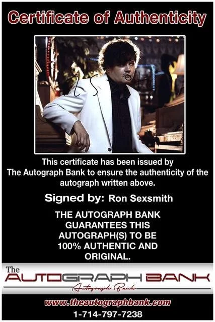 Ron Sexsmith — Ron Sexsmith authentic signed Rock 8x10 photo W/Certificate 120, изображение 2