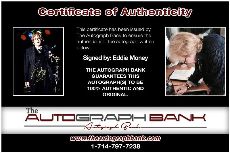 Eddie Money — Eddie Money Authentic signed rock 8x10 photo W/Certificate Autographed (26-b), изображение 2