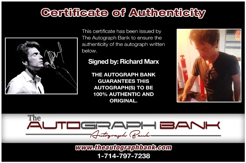 Richard Marx — Richard Marx Ringo Starr & His All-Starr Band signed 8x10 photo |CERT 26-k, image 2