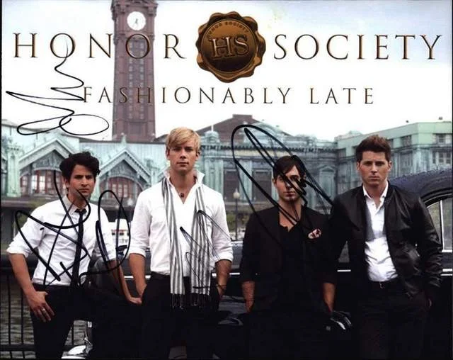 Honor Society — Honor Society authentic signed Rock 8x10 photo W/Certificate 44