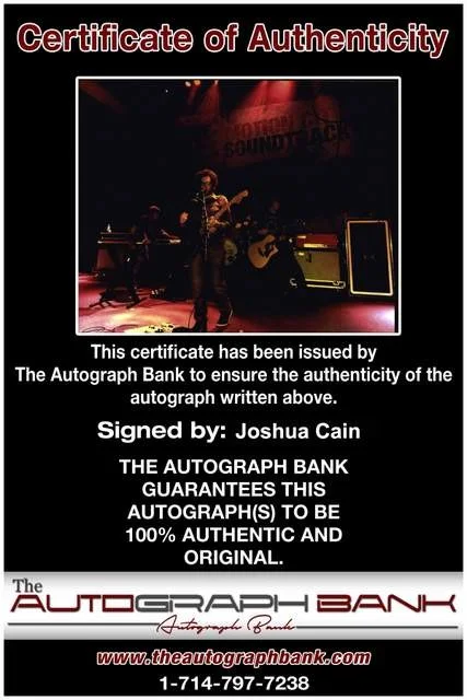 Joshua Cain — Joshua Cain of Motion City Soundtrack authentic signed Rock 8x10 photo W/Cert 63, изображение 2