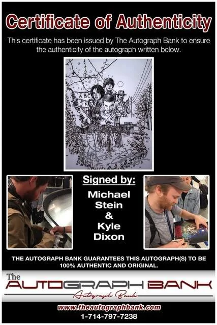 Michael Stein, Kyle Dixon — Michael Stein & Kyle Dixon signed Stranger Things 8x10 photo W/Cert 5, image 2