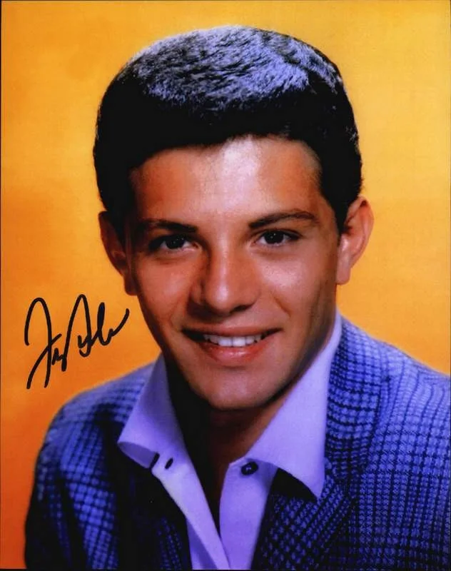 Frankie Avalon — Frankie Avalon authentic signed rock 8x10 photo W/Cert Autographed A0001