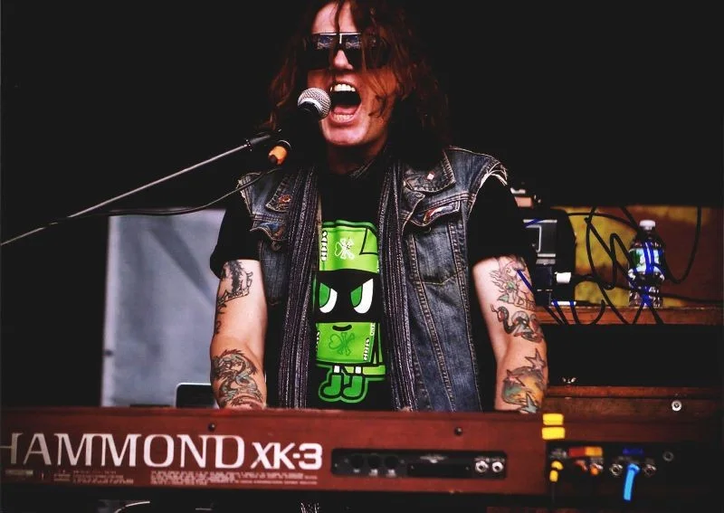 Dizzy Reed — Dizzy Reed Gun N Roses Authentic signed rock 8x10 photo W/Cert Autographed 136-e