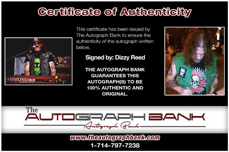 Dizzy Reed — Dizzy Reed Gun N Roses Authentic signed rock 8x10 photo W/Cert Autographed 136-e, image 2