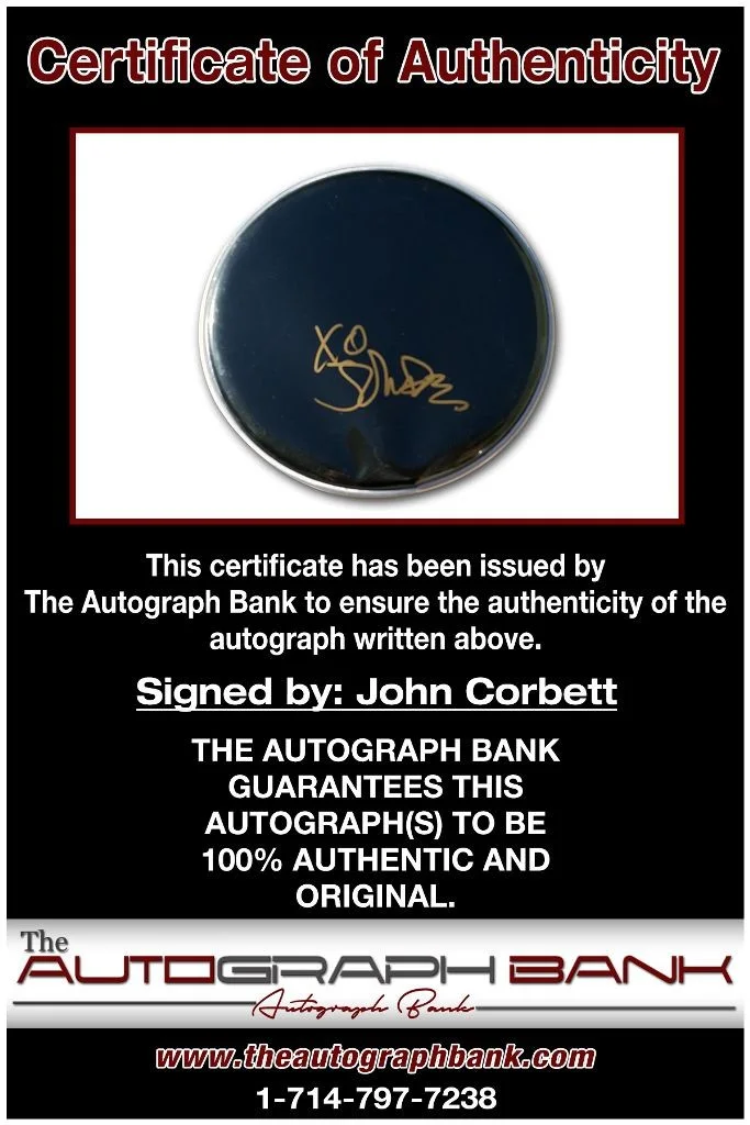 John Doe — John Doe X, The Knitters authentic signed Drumhead W/Cert Autographed 210DHa, image 2