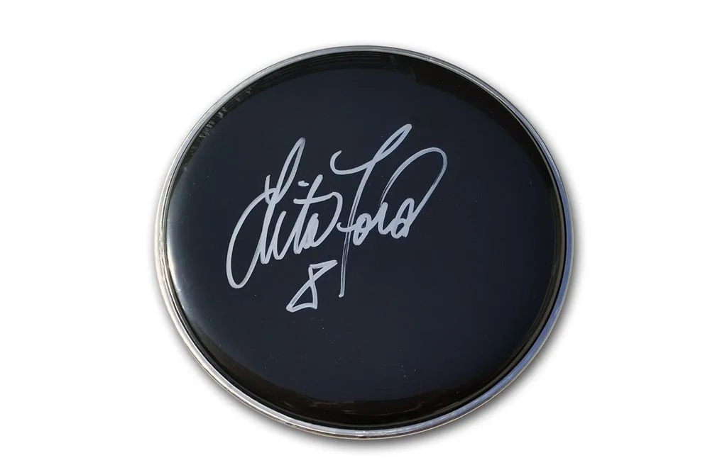 Lita Ford — Lita Ford The Runaways authentic signed Drumhead W/Cert Autographed DH223c
