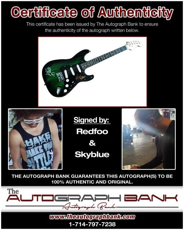 Lmfao — Lmfao authentic signed rap electric guitar W/Certificate Autographed (A0006), image 2
