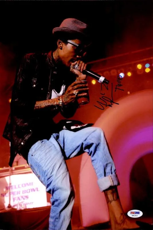 Wiz Khalifa — Wiz Khalifa PSA authentic signed rap 10x15 photo W/Certificate Autographed (A)2