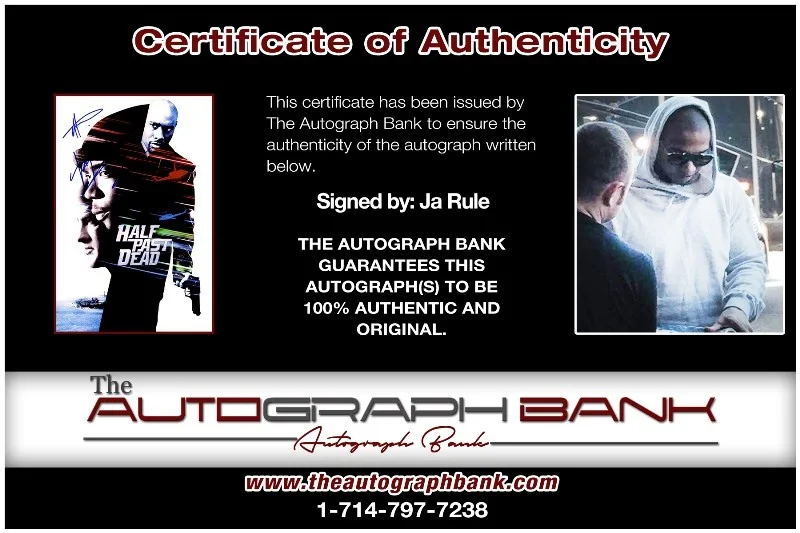 Ja Rule — Ja Rule authentic signed RAPPER 10x15 photo W/Certificate Autographed (26a), image 2