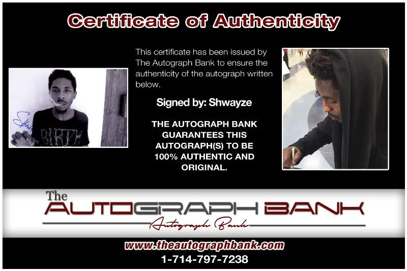 Shwayze — Shwayze authentic signed RAPPER 10x15 photo W/Certificate Autographed (127m1), image 2