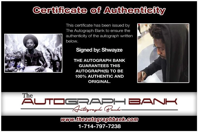 Shwayze — Shwayze authentic signed RAPPER 10x15 photo W/Certificate Autographed (127c1), изображение 2