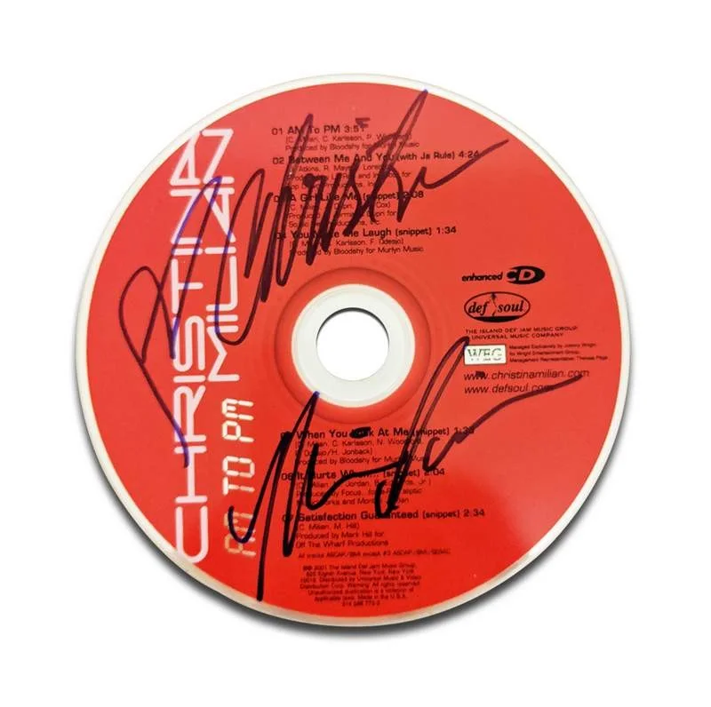 Christina Milian — Christina Milian authentic signed Am to Pm CD W/Certificate Autographed