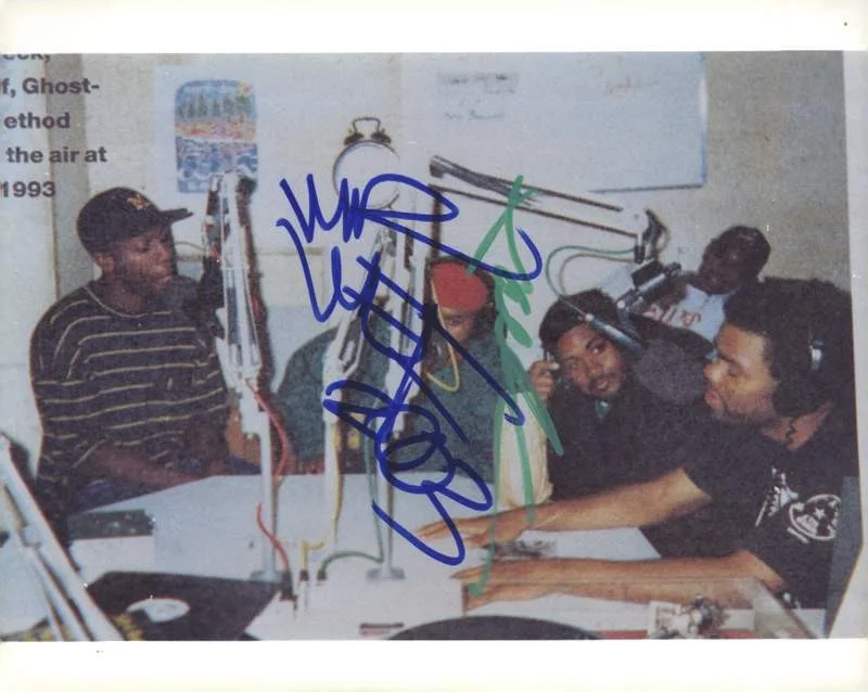 Wu-Tang Clan — Wu-Tang Clan authentic signed rap 8x10 photo W/Certificate Autographed (A1268)