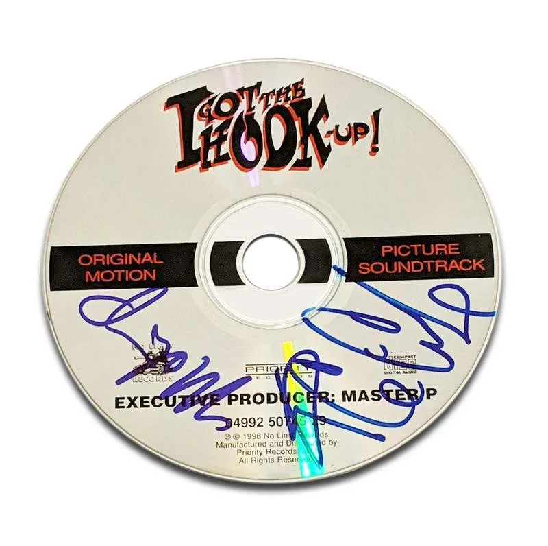 Master P & Ice Cube — No Limit Master P Ice Cube signed I Got The Hook Up CD W/Certificate Autographed